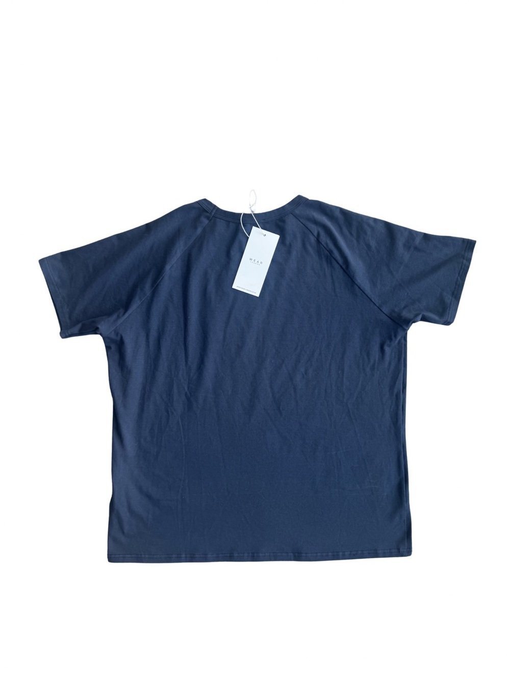 Wear London HOXTON RAGLAN SLEEVE FITTED Cotton Crewneck Tee NWT Minimalist XL - Picture 5 of 9